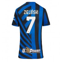 Camiseta Inter Milan Piotr Zielinski #7 Primera Equipación Replica 2024-25 para mujer mangas cortas